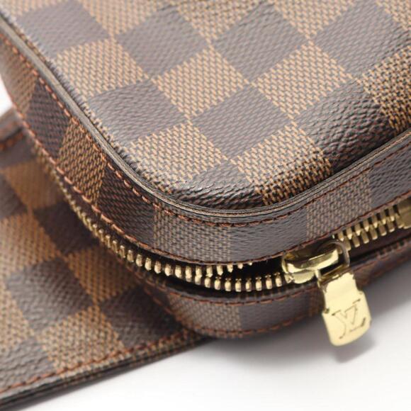 LOUIS VUITTON Brown Damier Leather Fanny Pack - Picture 7 of 8